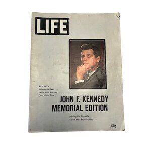 Vintage LIFE Magazine John F Kennedy Memorial Edition 1963 JFK Funeral Issue